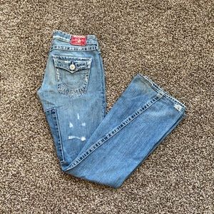 True Religion Joey patchwork flare 27
